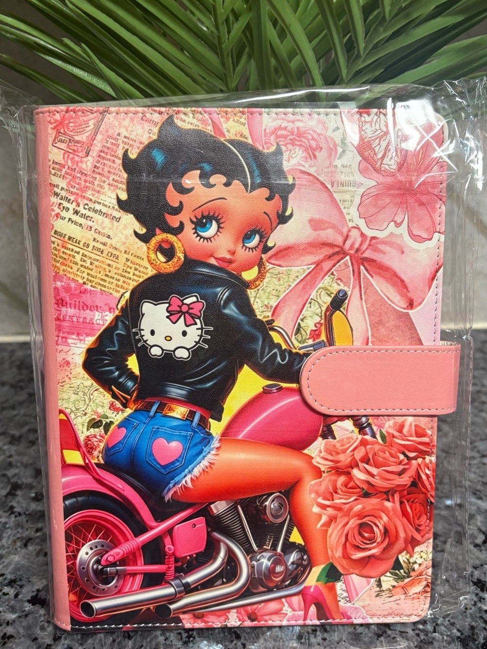 Betty Boop Custom  A5 Binder with 50 lined paper included